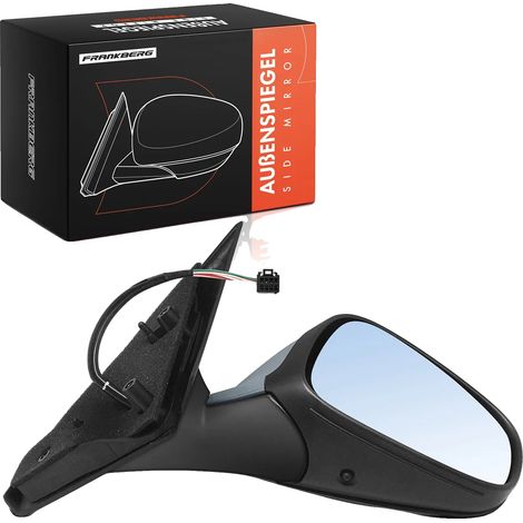Espejo retrovisor exterior, accionamiento eléctrico, color gris, 7 contactos de conexión, tipo convexo, compatible con Alfa Romeo Mito 955. (1/5)