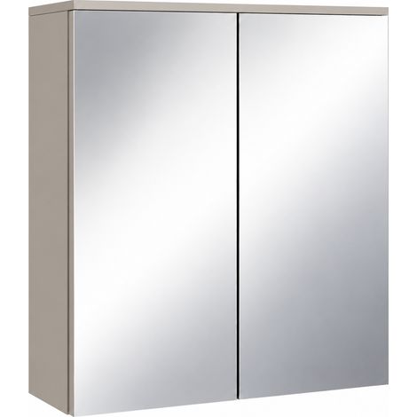 Badplaats Specchio Contenitore Toledo 60 x 20 x 60 cm - Beige - Colonna Bagno (1/4)