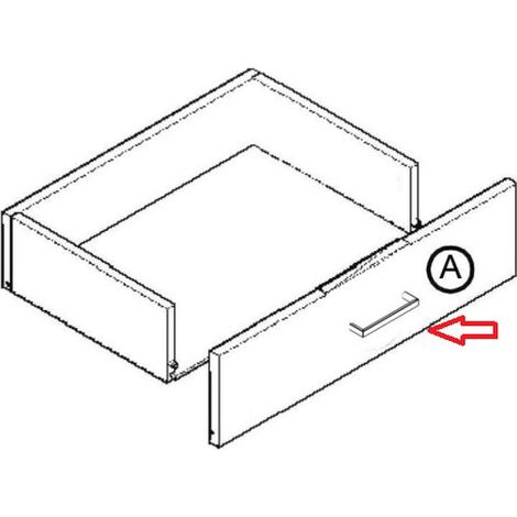 R FRONTALE CASSETTO X KIT COMODINO 2 CASSETTI 41X48X36 ROVERE BARLY K021