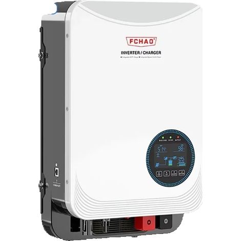 Inversor solar híbrido, controlador MPPT de 100 A, salida de onda sinusoidal pura, 6200 W-48 V-03-WIFI, 220-240 V, 48 V (1/2)