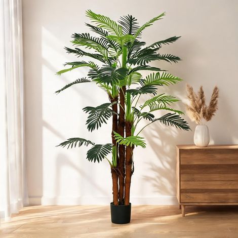 Plante artificielle vert en PE 16 x 16 x 160 cm (1/5)