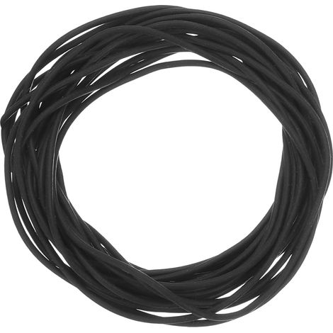 4 Mètre Bande d'Étanchéité Mousse de Silicone Diamètre 1,5mm Noir (1/5)