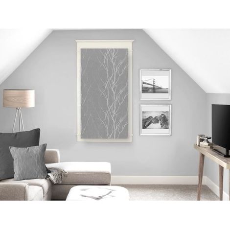 Brise bise 45x90 LIANE gris, par Soleil d'ocre
