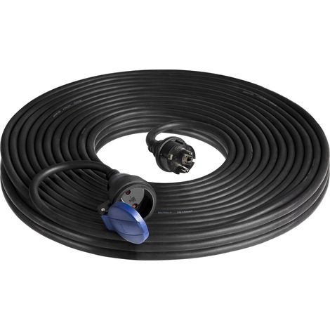 Orno Prolunga professionale 30m nera IP44