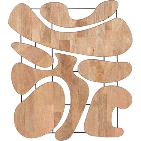 Decoracion Pared Mango Metal 92X3X102 Abstracto (1/5)