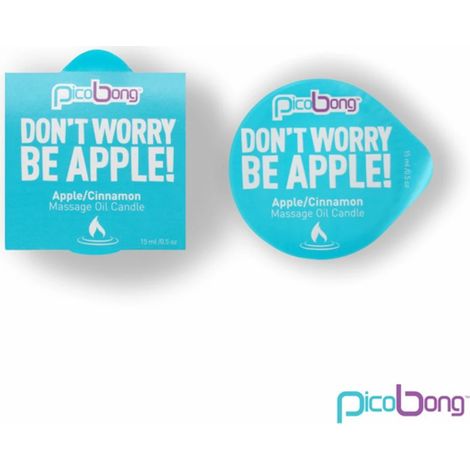 Bougie d'huile de massage Picobong Pomme et Cannelle 15 ml