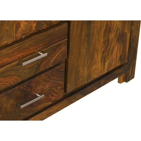 Highboard Sheesham 140x42x120 life honey lackiert METRO LIFE 124 (1/3)