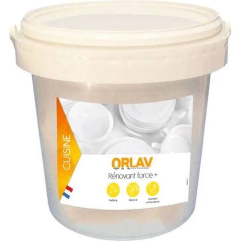ORLAV - Poudre rénovante lave-vaisselle chlorée - 10kg (1/2)