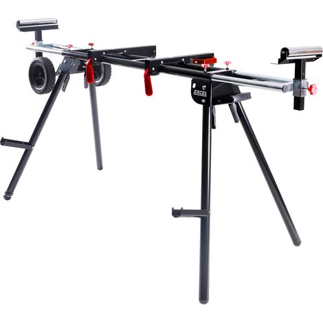 Excel 7475 Universal Mitre Saw Stand Folding & Adjustable Legs with Wheels (1/5)