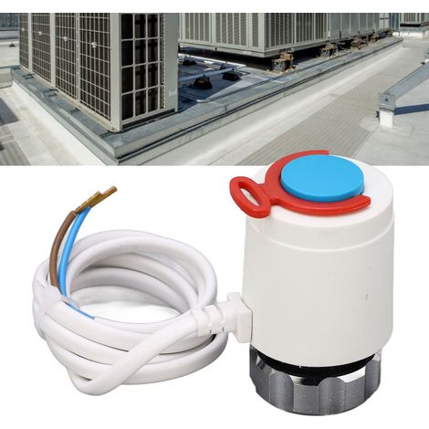 Actionneur électrique H30 pour collecteurs de chauffage au sol, interface de vanne de radiateur M301,5 mm, 230 V CA (1/5)