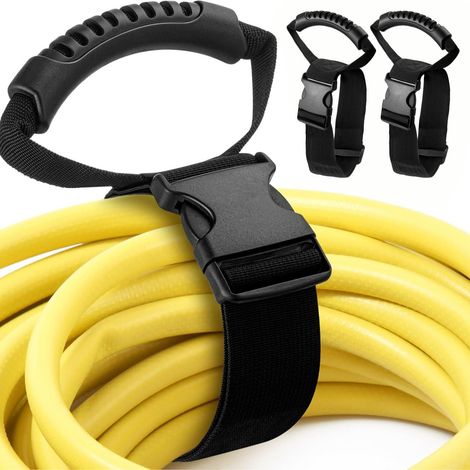Ensemble de rangement et d'organisation pour rallonges électriques réglables en 3 pièces – rangement pour garage et tuyaux d'eau (1/5)