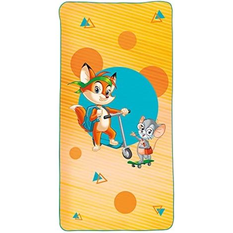 ROTH SERVIETTE DE BAIN POUR ENFANT FREDO & FITZI - 60 X 120 CM, PEU ENCOMBRANTE ET À SÉCHAGE RAPIDE 89332