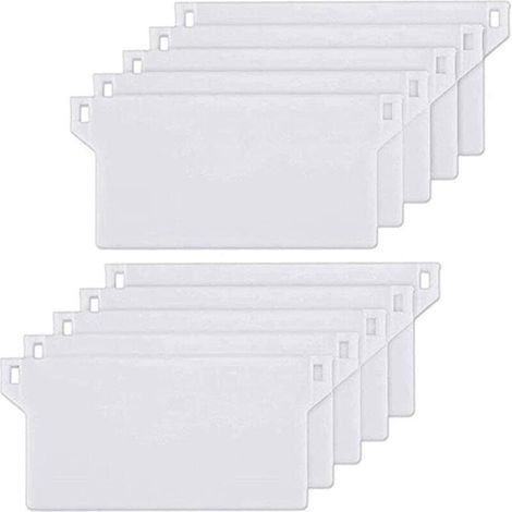 10pcs Plaque De Lestage Store Californien Poids Lest Stores Verticaux Plaque Lestage Store Lamelle Verticale 127mm Pice Rechange Blanche (1/5)