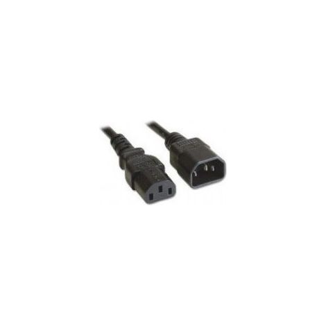 Mach Power Cavo di Alimentazione IEC C13 C14 Maschio Femmina 1.8m Nero CV-PC-IECMF-M18 (1/2)