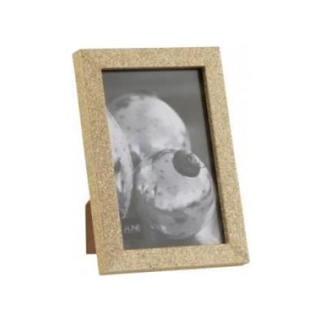 Cadre photo - - 12x17cm - Pailleté en bois - Pour photo 10x15cm - Style contemporain