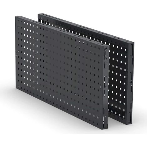 kit 2 pannelli forati fami "linea 391" per banco da lavoro in lamiera antracite 95x40x45,6 cm (1/2)