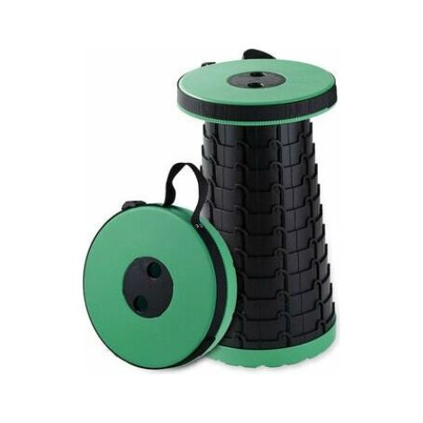 Tabouret pliant télescopique portable, charge max 210 kg, pour extérieur, pêche, cuisine – DELKEVIC