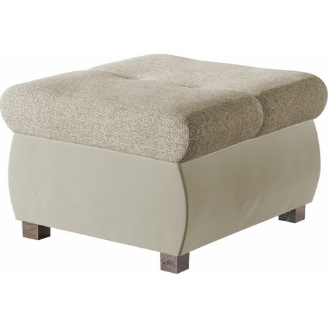 Pouf Comfivo 122, Magic Velvet 2201 + Matana 17, 39x60x60cm, Diamètre: 0, Tapisserie, Pieds: Métal, 0 (1/4)