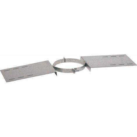 TEN – Support au toit galva pour conduit double paroi Ø180-230 – Pour chantiers humides – Résistant aux intempéries – Installation facile
