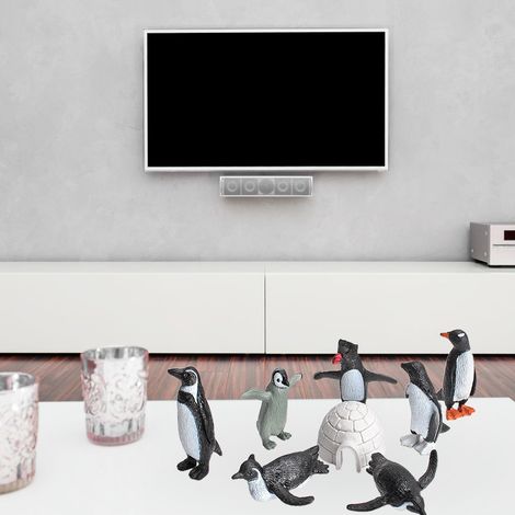11 niedliche Pinguinfiguren aus PVC, Lernspielzeug für Kinder zum Thema Meerestiere, Tierdekorationen (1/5)