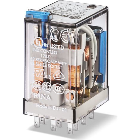 Relè Finder 55.33.8.024.0050 10 A 24 V AC plug-in