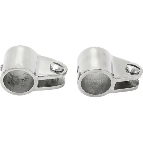 2PCS Charnières à Mâchoires Bimini 316 Acier Inoxydable Amovibles avec Rotule pour Accessoires de Bateau (1/5)