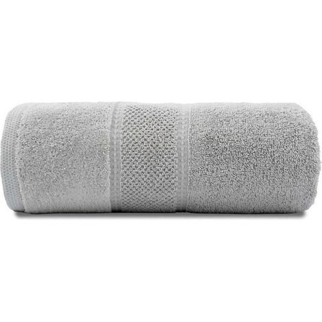 Toalla Mario 70x140 gris claro 480 g/m2 de tela de rizo