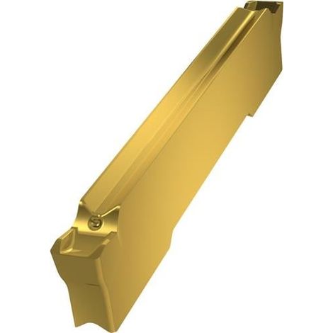 Wendeschneidplatte ISO GL2-D200G02L06-PR:G8330 Breite 2mm PVD beschichtet Gold (1/2)