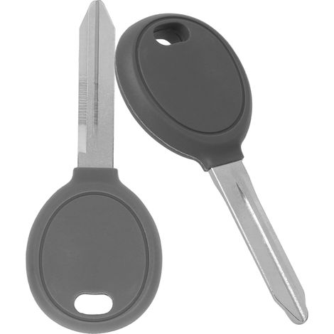 Lot de 2 clés de voiture à transpondeur avec puce céramique 46, compatibles avec Chrysler. (1/5)