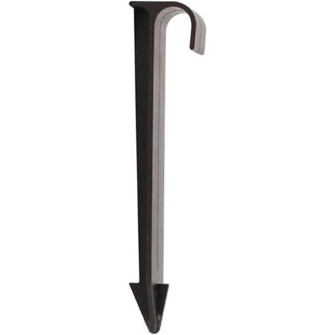 Lot de 100 supports de tube Dn16 Piquets de type C pour supports d'arrosage par tuyau en Pe connecteurs d'eau pour jardin (1/5)