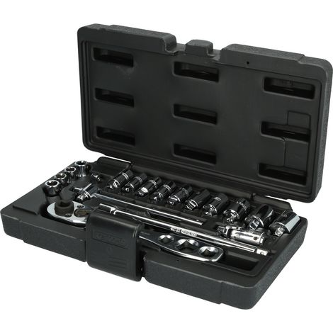 KS Tools Kälte-Klima-Vierkant-Steckschlüssel-Satz, 19-tlg