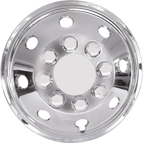 Carpoint Ensemble d'enjoliveur de roue sphérique 41 cm chrome