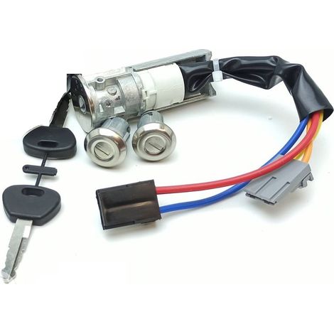 KIT NEIMAN AVEC 2 BARILLETS ET 2 CLES - AIXAM 400 400EVO 400 S L SL 500.4 500.5 500SL A721 A741 A751 CITY CROSSLINE SCOUTY RODALINE GAMME IMPULSION VISION SENSA
