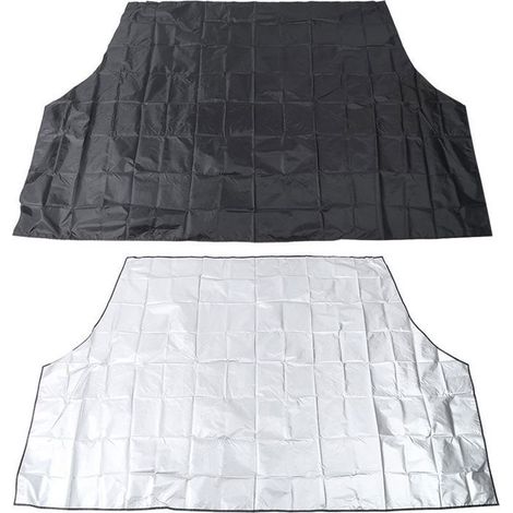 Couvre-pare-brise magnétique pour voiture, 210 x 120 cm, noir, protection contre la neige, la glace et le gel (1/5)