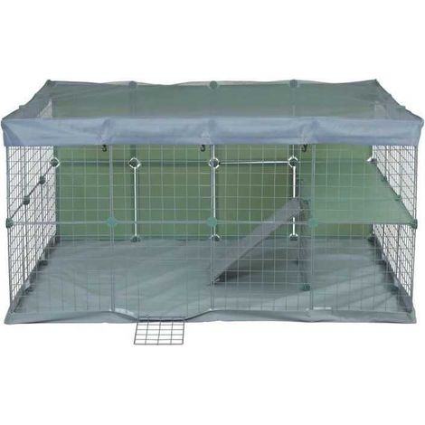 Enclos modulable - ZOLUX - Neo park - Parc pour petits animaux - Lapins - 140X105X70 - 1,84 m²