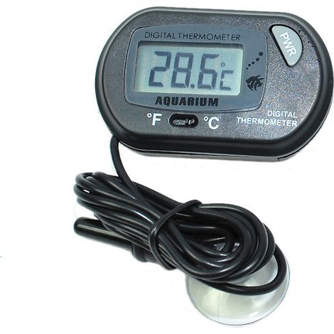 Lntyq Thermometer für Aquarientiere, digitales Wasserthermometer, Meerestemperatur (1/4)