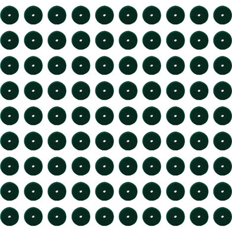 90 pastilles feutre vert pour piano, amortisseur de bruit rond, feutre clavier, rondelle d'équilibrage (1/5)