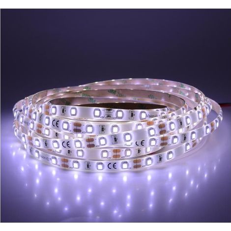 Cinta LED de 6000K 5 m con 60 LED/m y consumo de 24W, clase de protección IP65, material PU. Miidex Lighting® (1/2)