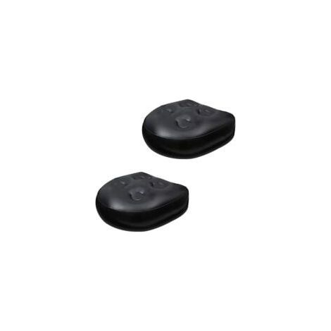 2 schwarze Whirlpoolsitze, multifunktionales Erhöhungskissen, aufblasbares wasserdichtes Kissen, Massage-Badewannenkissen, weiche Badewannen-Rückenlehne (1/5)