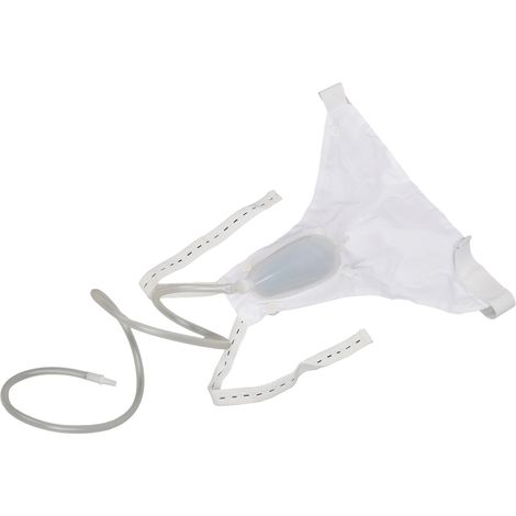 Poche collecteur d'urine en silicone pour homme, grande capacité, entonnoir urinal réutilisable, dispositif de recueil pour personnes âgées et patients alités (1/5)