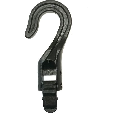 Plastic rope split rings with Velcro closure – For kayaking, boating, camping, quick attachment, saltwater resistant, for securing equipment