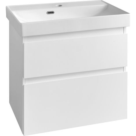 Meuble sous-vasque ALTAIR 61,5x60x37cm, blanc (1/4)