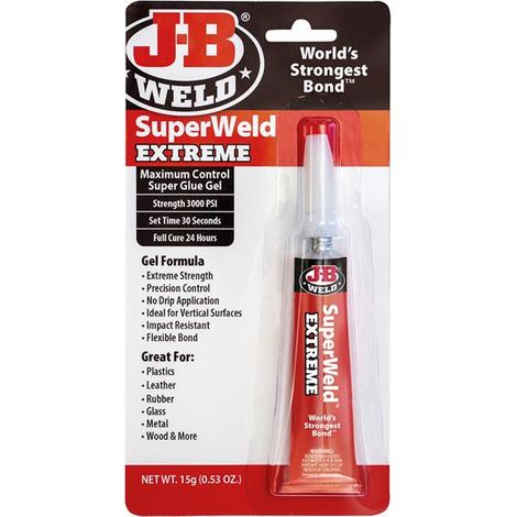 J-B Weld 33400UK SuperWeld Extreme 15g JBW33400UK