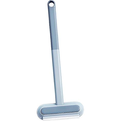 Brosse de nettoyage pour vitres avec manche antidérapant, idéale pour les miroirs et le verre de salle de bain. (1/5)