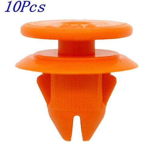 Lot de 10 clips de fixation orange pour moulures d'ailes (réf. 8659732) pour Volvo XC70 (2003-2016) (1/3)