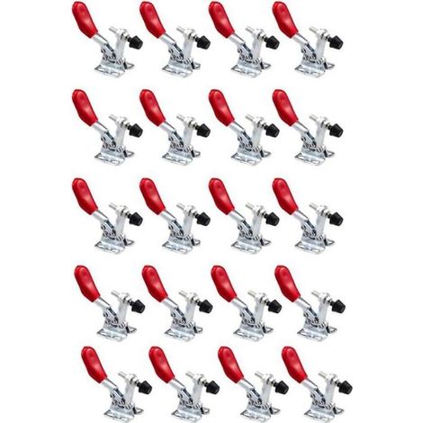 20-teiliges Set Gh-201a Schnellspann-Horizontal-Kniehebelklemmen (1/4)