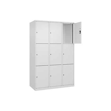 kaiserkraft Armadietto a 3 piani Evolo PLUS 3 scomparti (1/3)