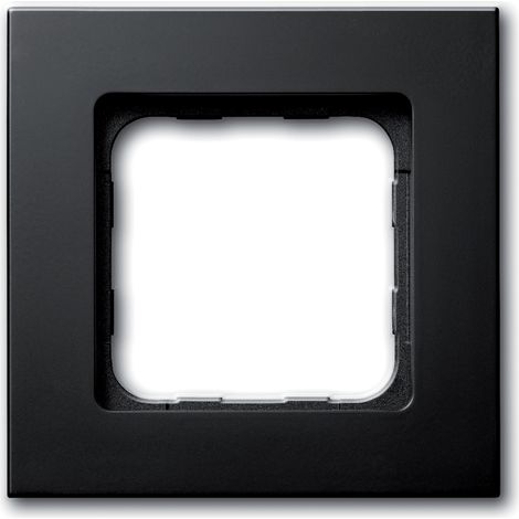 Somfy – Cadre pour émetteur mural Smoove 9015023 – PVC noir mat – Compatible avec modules SMOOVE io et RTS – Dimensions 80x80x10mm