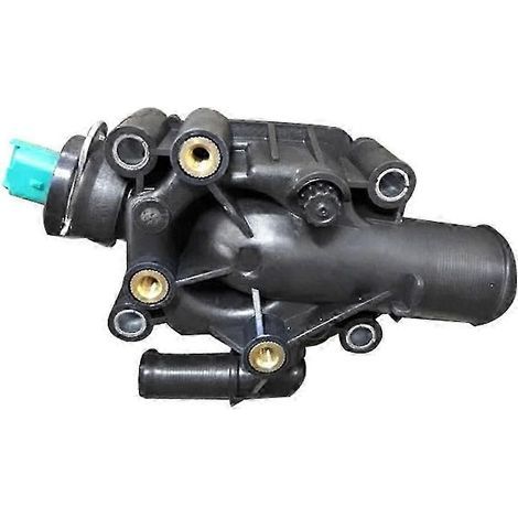 Ensemble thermostat moteur, boîtier de thermostat de refroidissement, plastique noir, compatible avec 307, 206, 301, 207 Elysee C4 fdq (1/5)