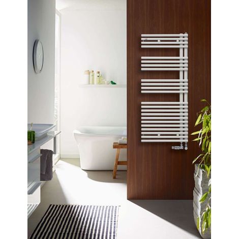 Zehnder Scaldasalviette Forma Asym, 1681x596 mm (AxL), Attacco laterale, Versione destra, LFAR-170-060, ZF500560B100000 (1/3)
